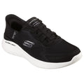 Skechers Bounder 2.0 Emerged Textile Herren-Sneaker In Schwarz/Weiß