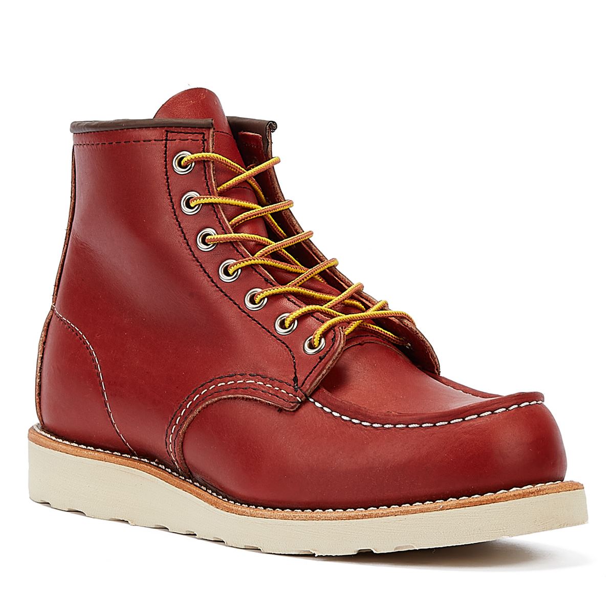 Red Wing Shoes Heritage Work 6-Zoll Moc Active Oro Russet Herren-Braunstiefel