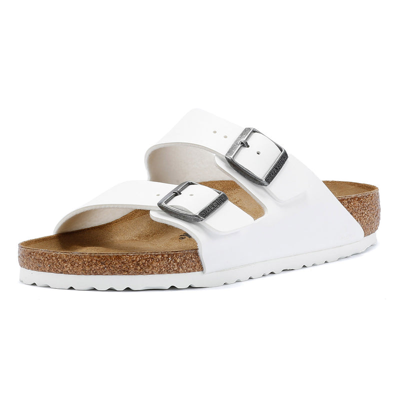 Birkenstock Arizona Birko-Flor Damen Weiße Regulär Sandalen