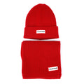 Hunter Jura Beanie Hat/Scarf Boxset Acrylrot