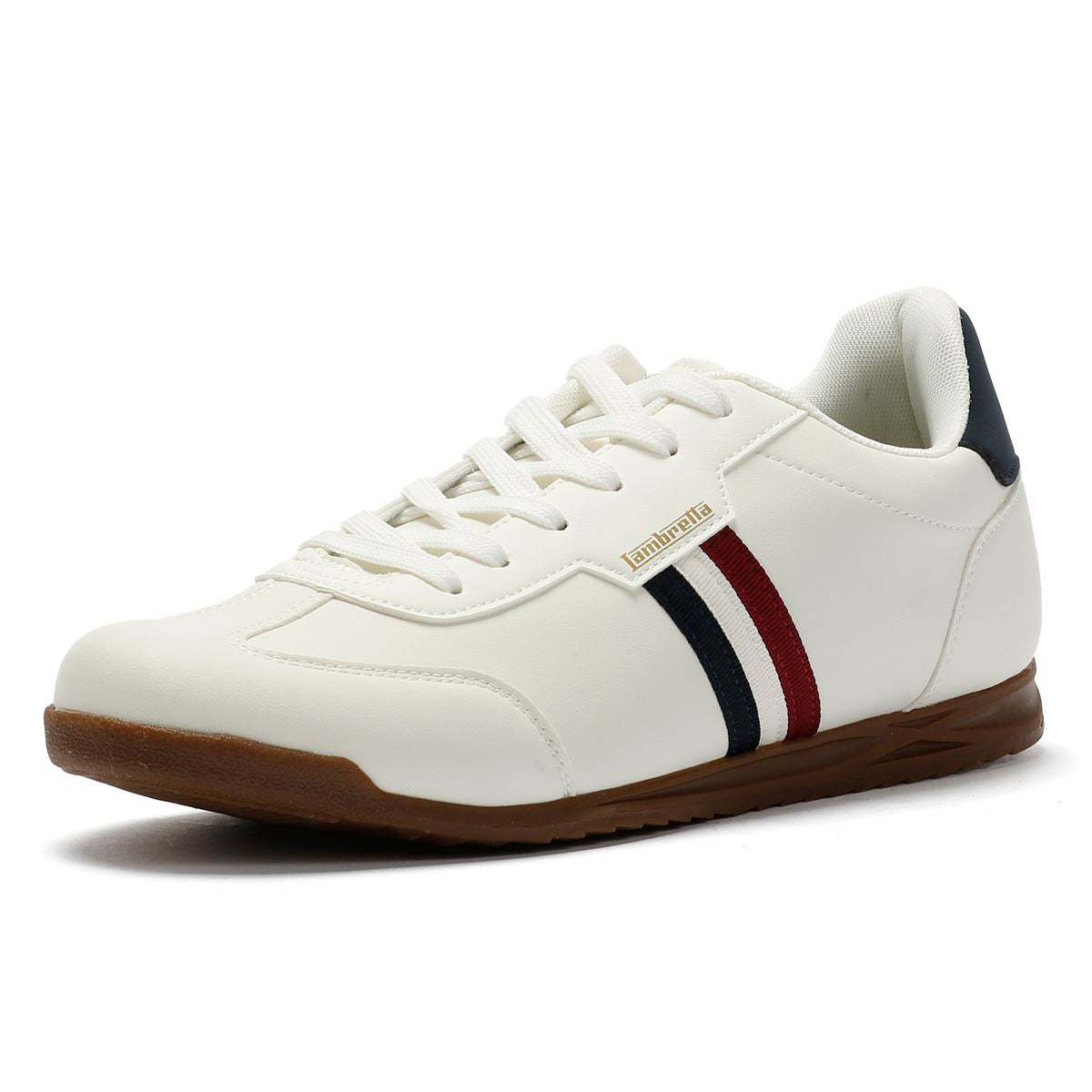 Lambretta Tackle Herren Weiße Sneaker