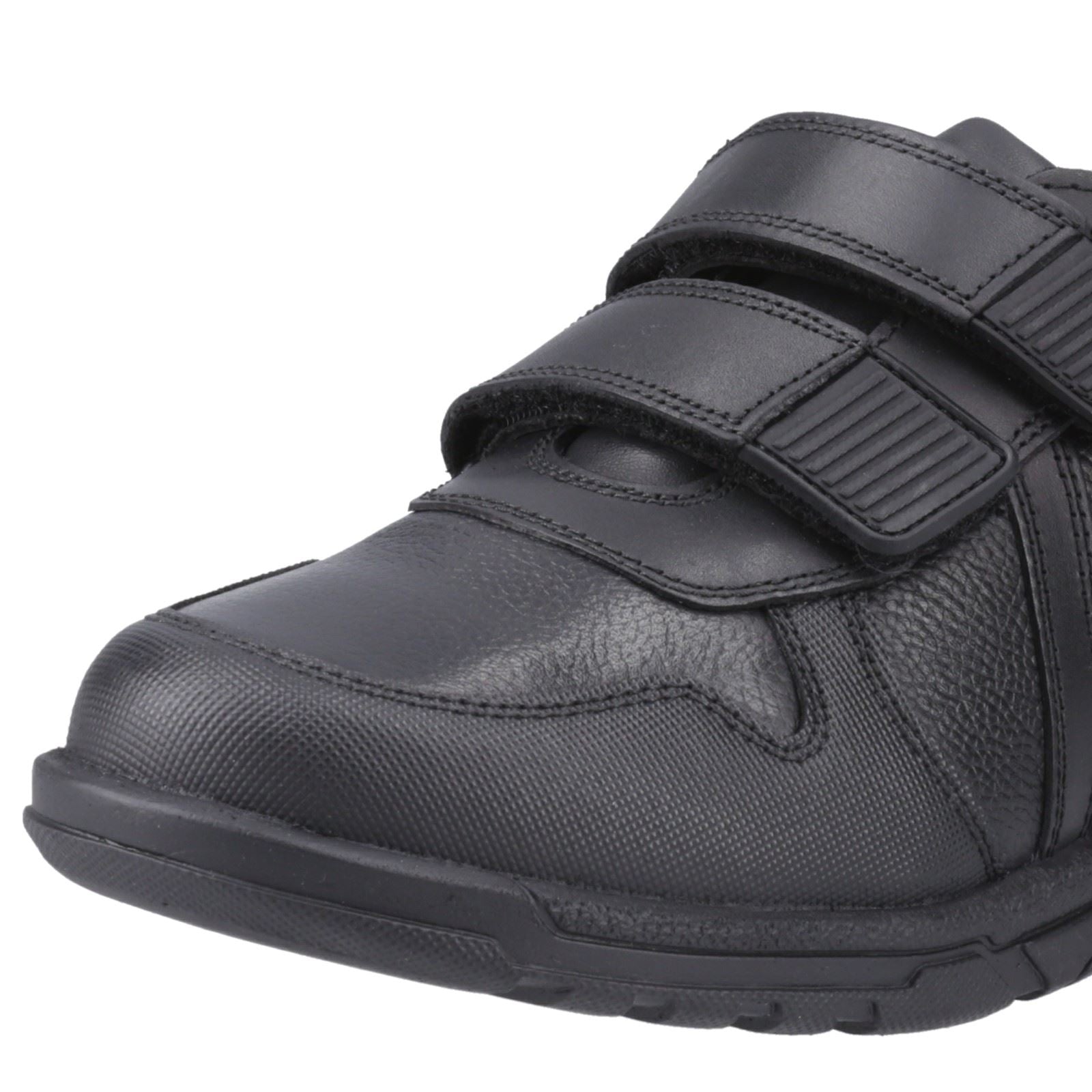 Hush Puppies Spencer Senior Lederschuhe Für Jungen In Schwarz