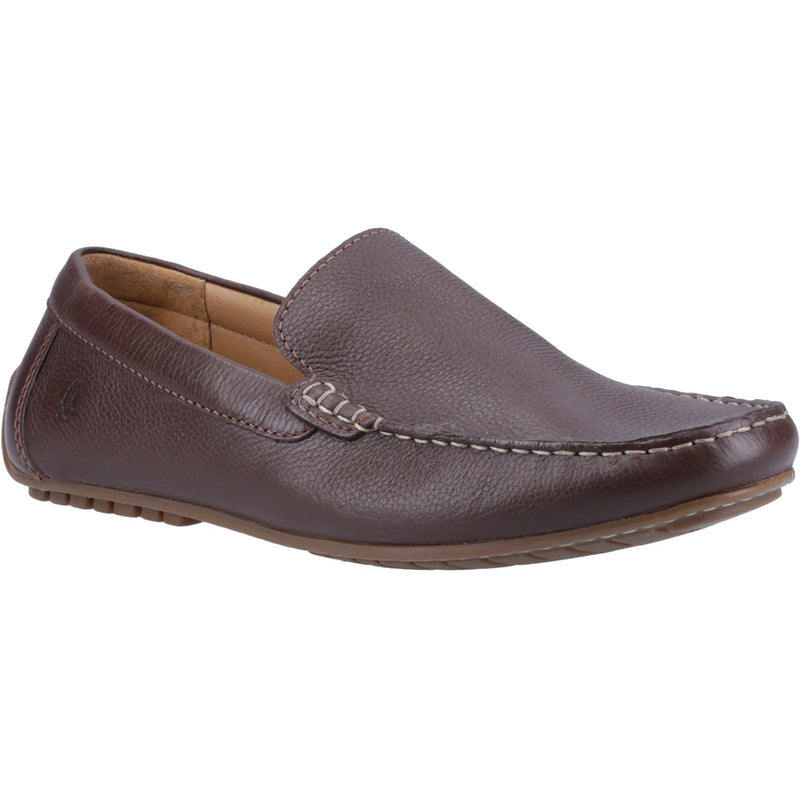Hush Puppies Ralph Leder Herren Braune Bootsschuhe