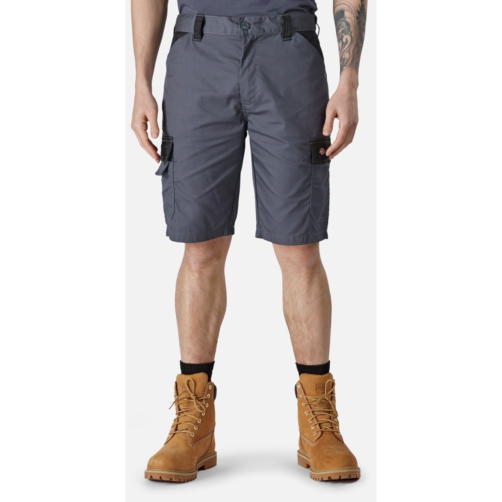 Dickies Everyday Polyester Herren Graue Knielange Shorts