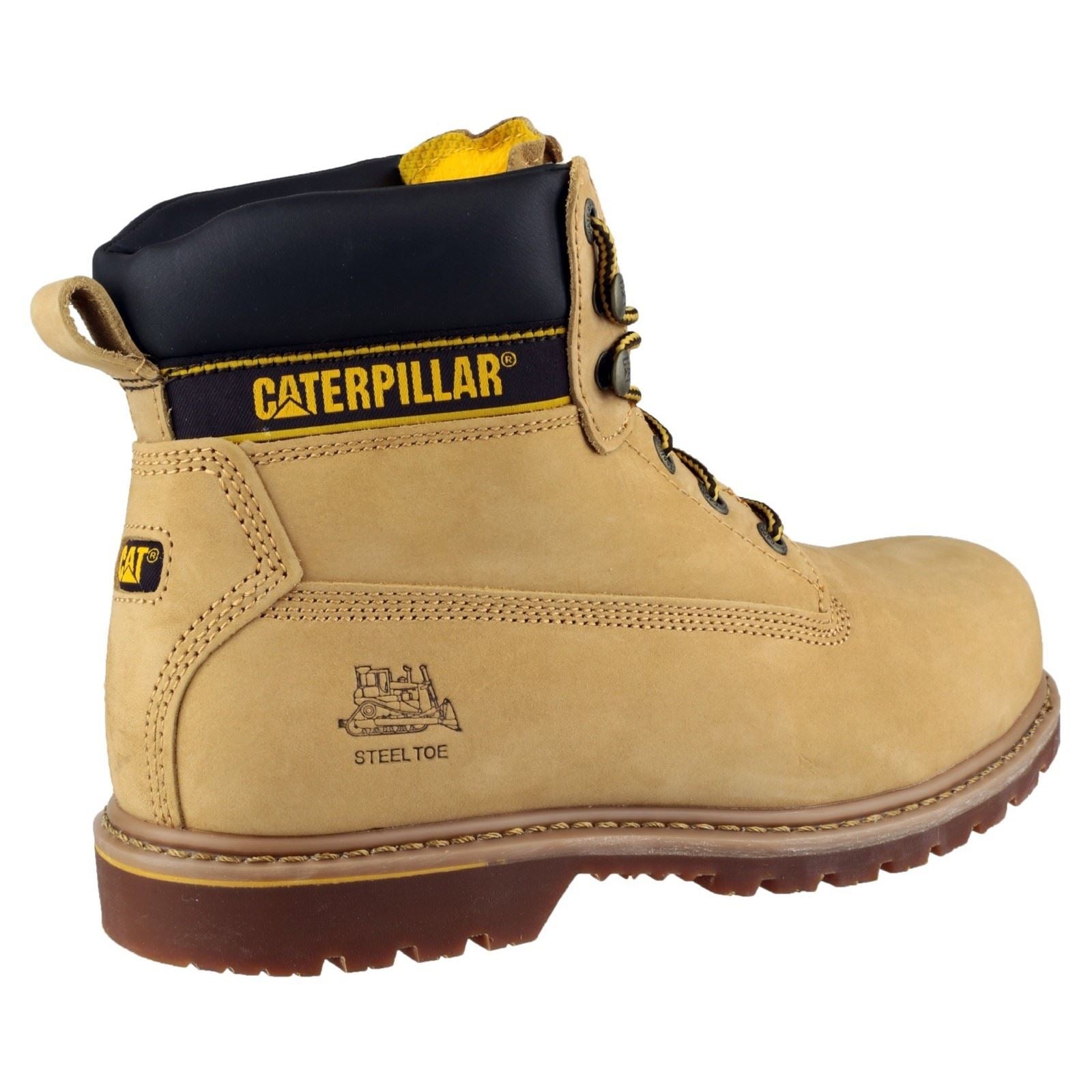 Caterpillar Holton S3 Leder Honey Sicherheitsschuhe