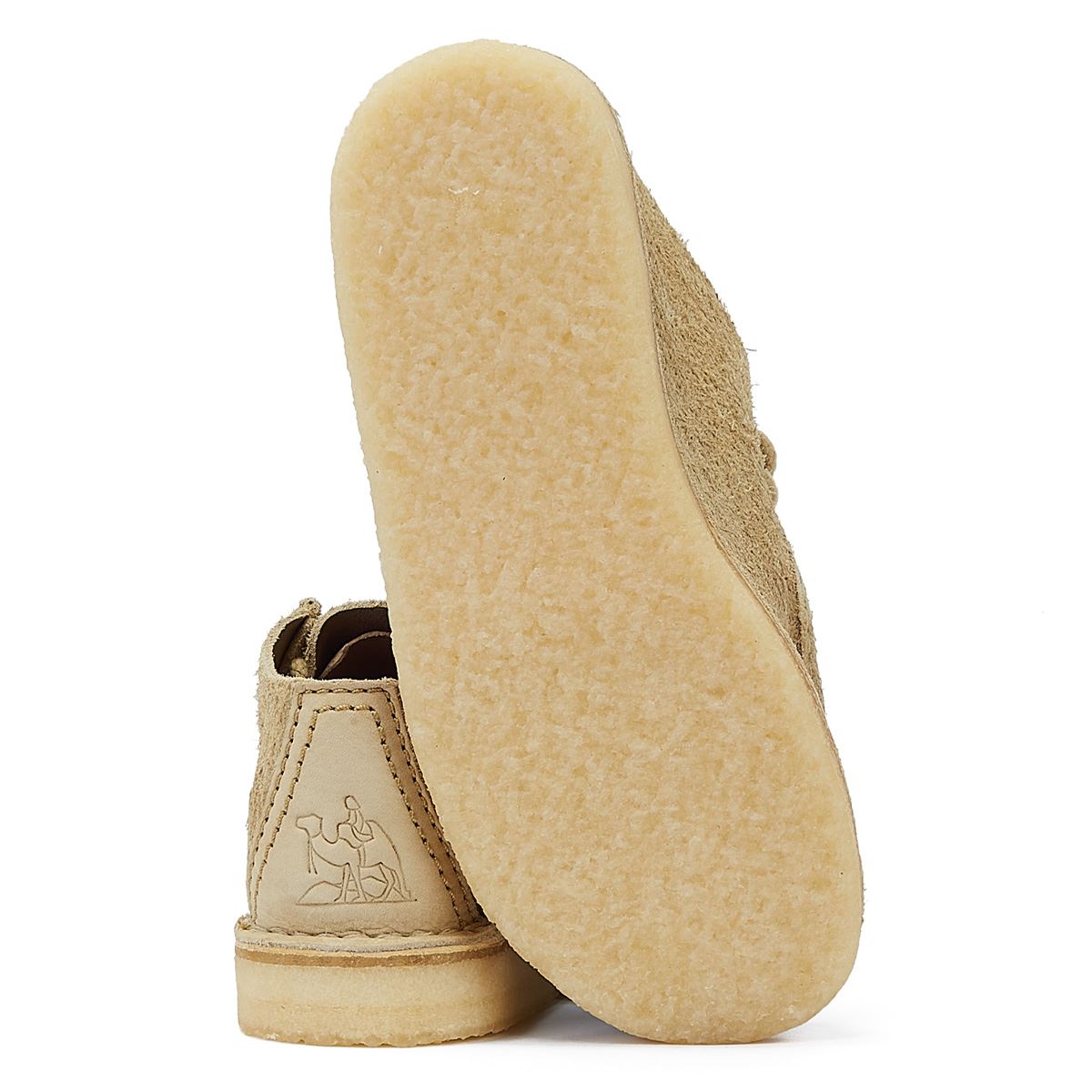 Clarks Originals Wüsten-Nomade Ahorn Haarige Wildleder Herren Ahorn Stiefel
