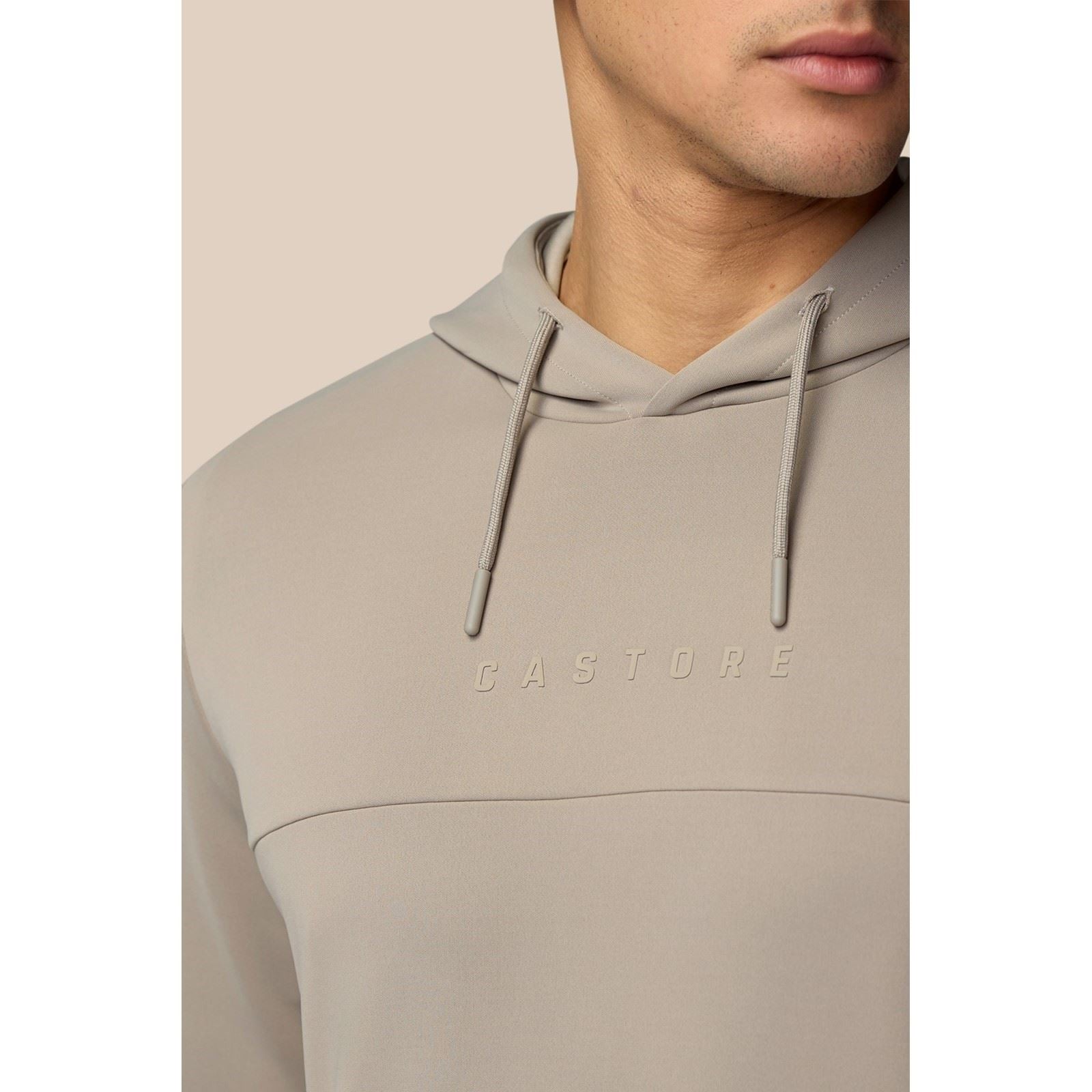 Castore Scuba Hoody Polyester Herren Brauner Kapuzenpullover