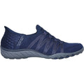 Skechers Breathe-Easy - Roll-With-Me Textile Damen Navy Sneakers