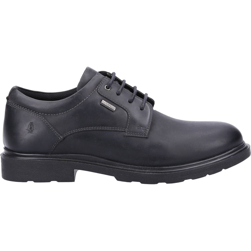 Hush Puppies Pearce Schwarze Farbe Herren-Schnürschuhe Aus Leder