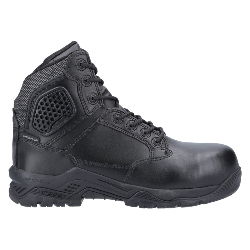 Magnum Strike Force 6.0 Leder Schwarze Sicherheitsstiefel