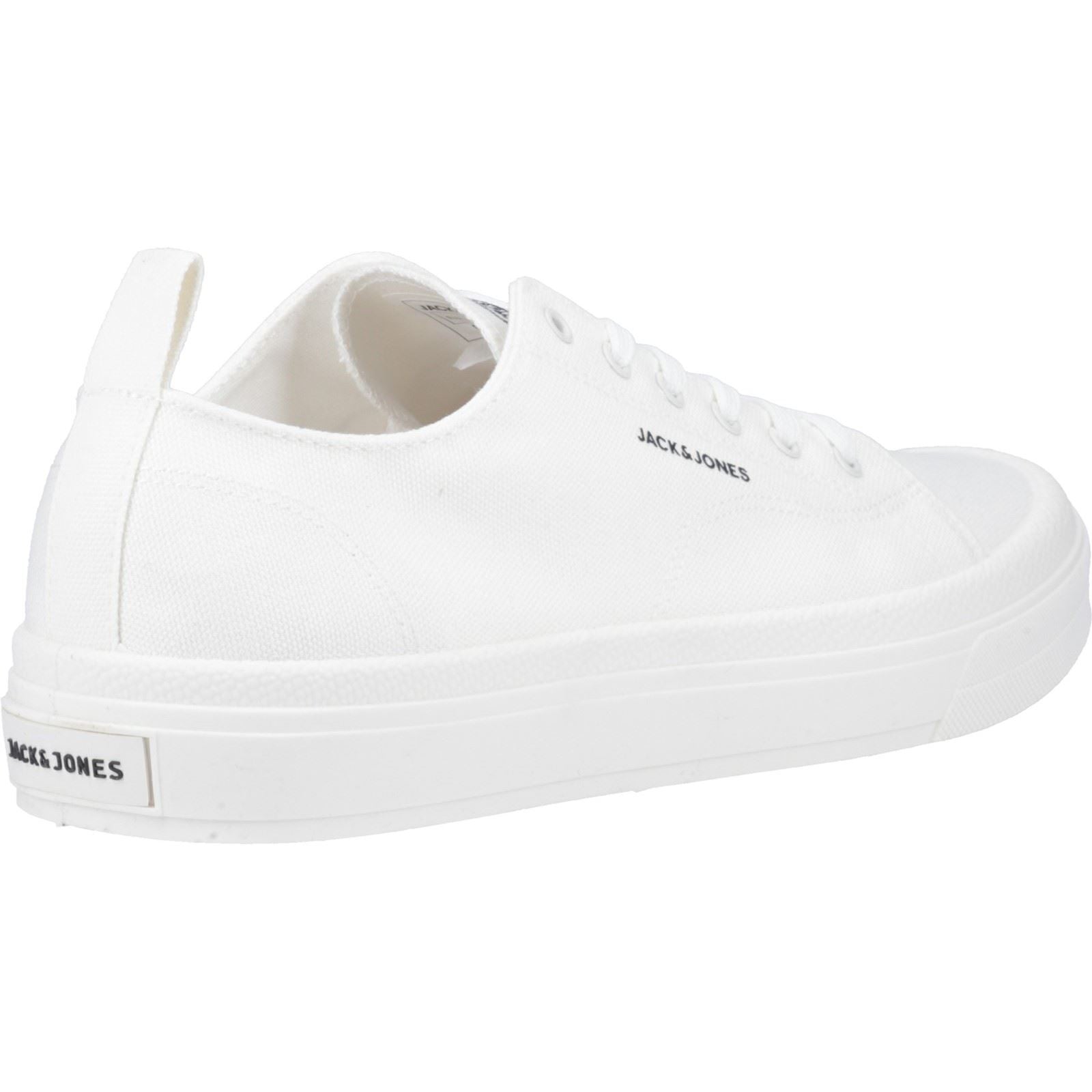 Jack & Jones Bayswater Canvas Polyester Herren Helle Weiße Sneakers