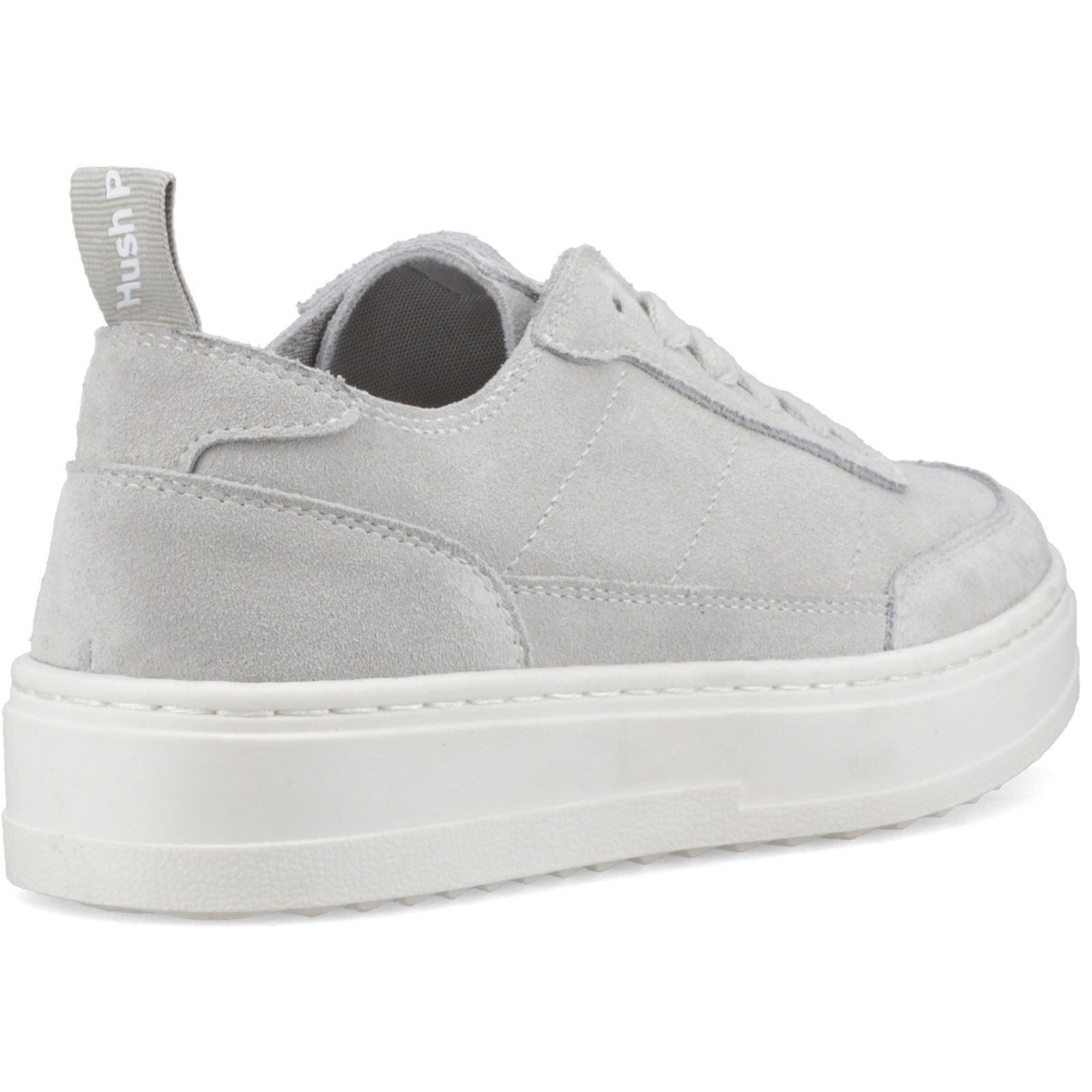 Hush Puppies Nesta Leder Damen Graue Sneaker