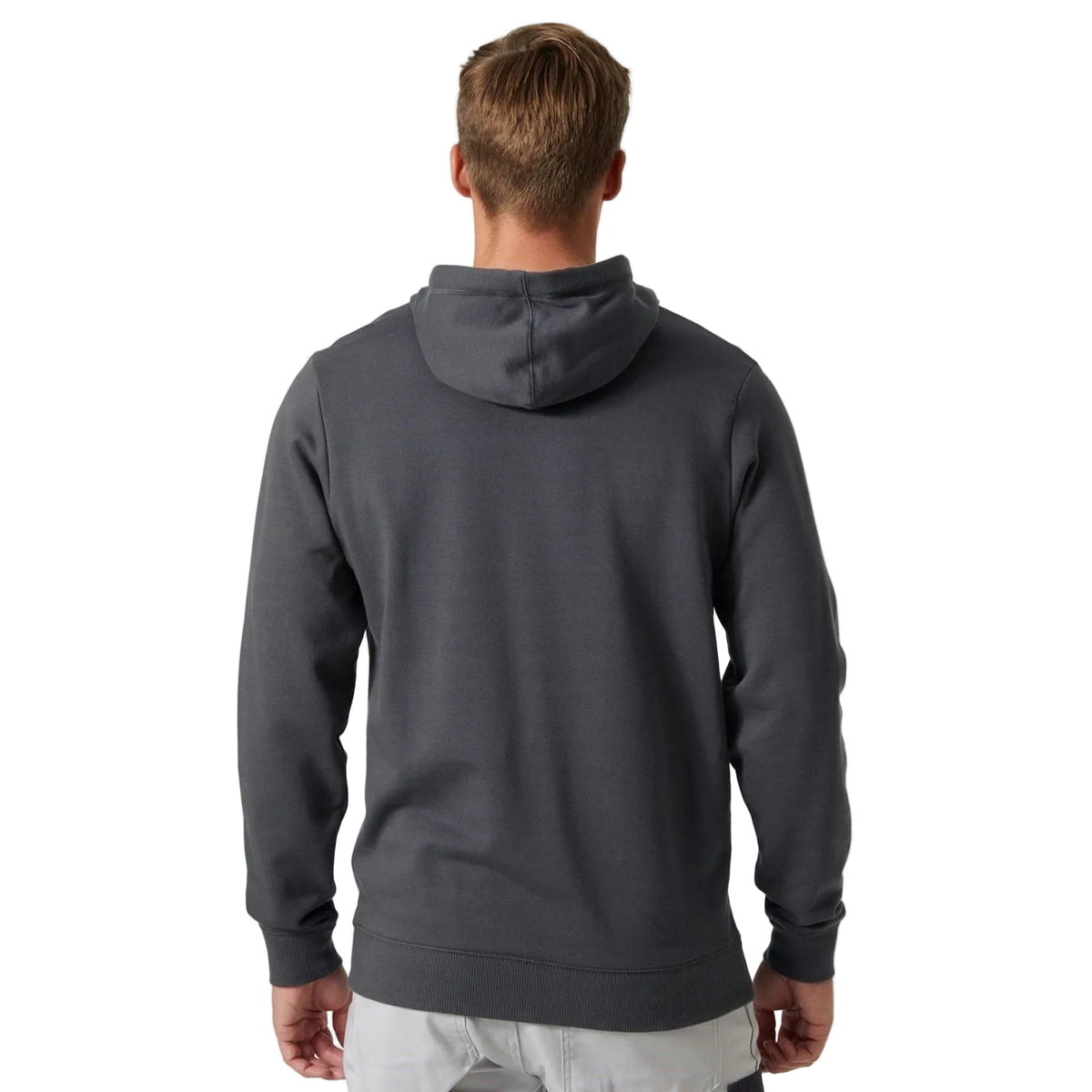 Helly Hansen Workwear Classic Baumwoll Herren Graues Kapuzensweatshirt
