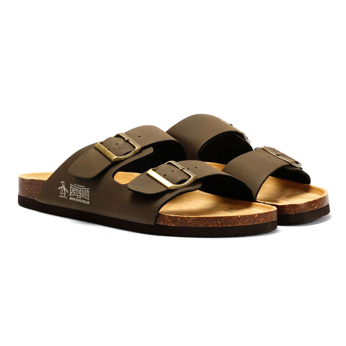 Penguin Port 2 Herren Braune Sandalen