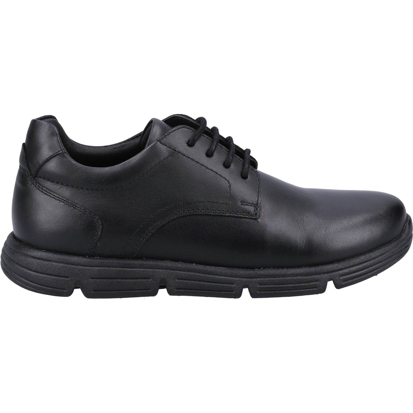 Hush Puppies Adrian SNR Lederschuhe Für Jungen In Schwarz