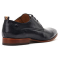 Base London Gambino Excel Herrenschuhe Aus Schwarzem Leder Mit Schnürung