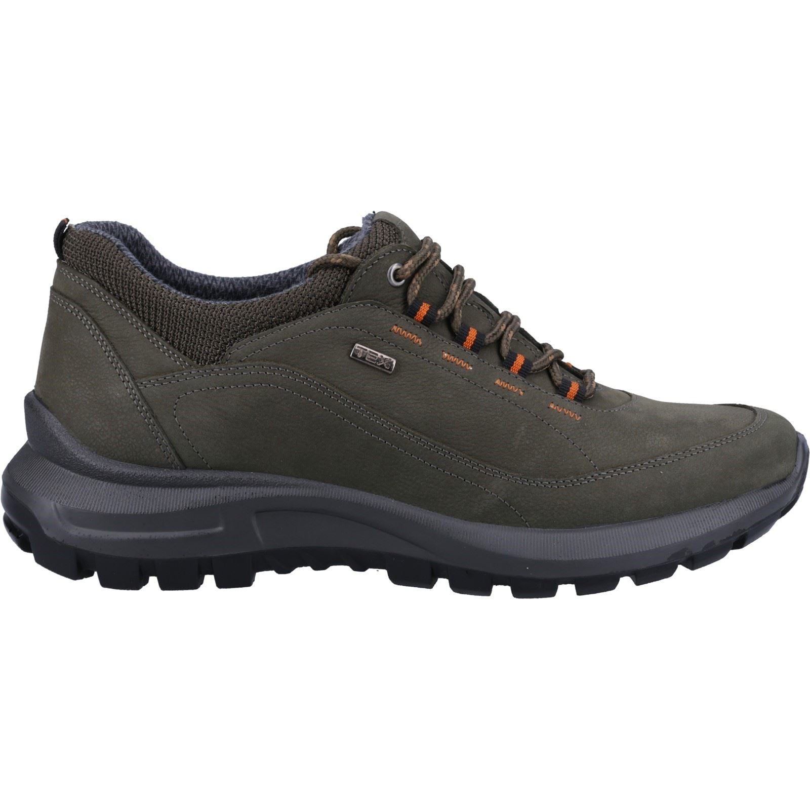 Cotswold Dumbleton Leder Herren Khaki Schnürschuhe