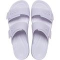 Crocs Brooklyn Buckle Low Wedge Damen Sandalen Lila Mond