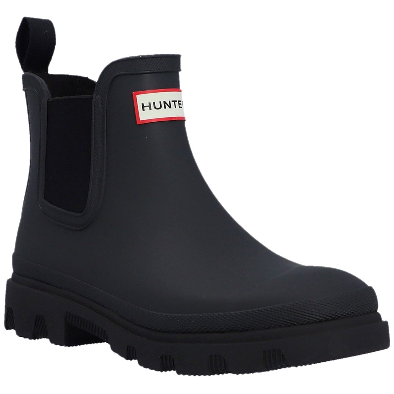 Hunter Downpour Gummi Schwarze Gummistiefel