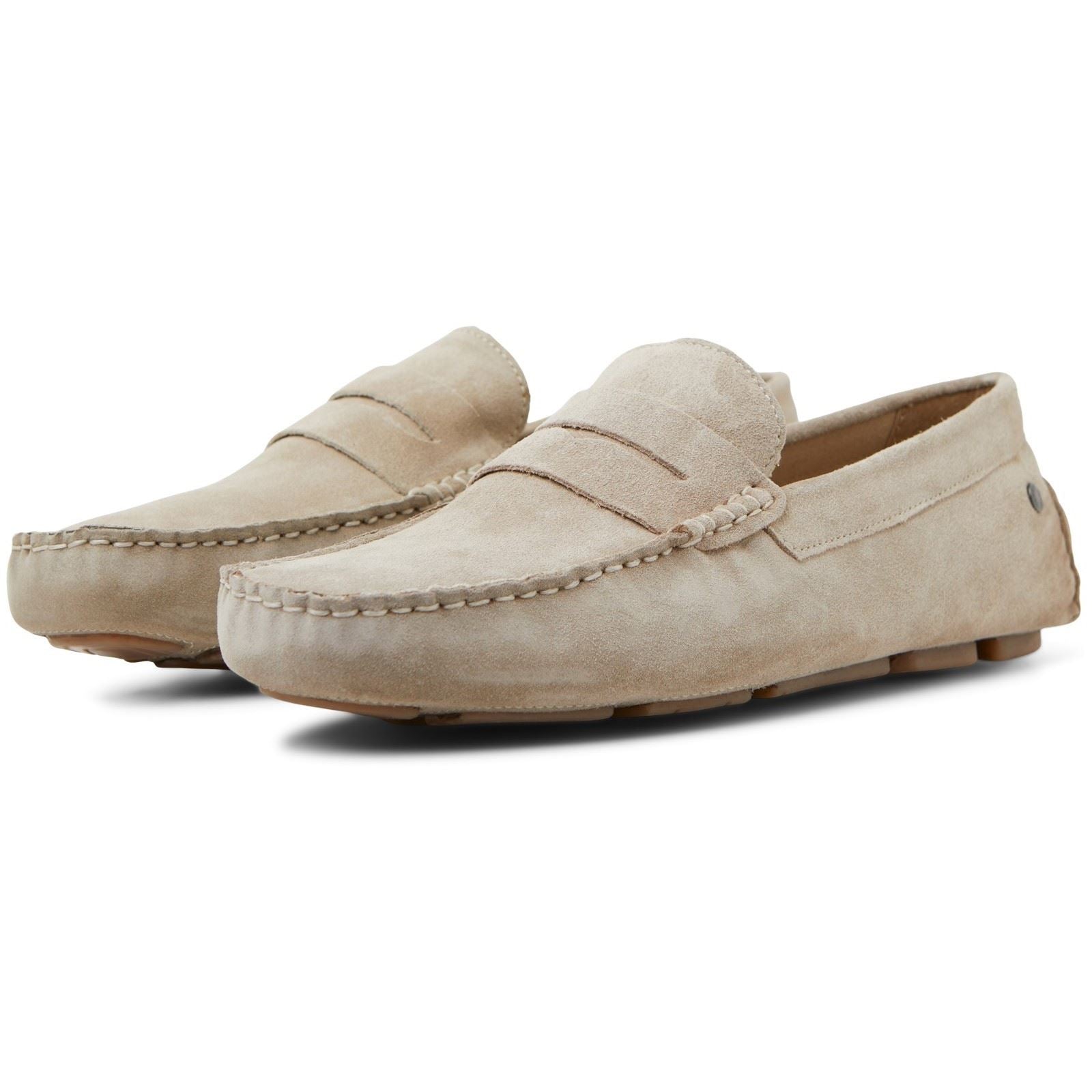Jack & Jones Jensen Herrenslipper Moonbeam Aus Wildleder