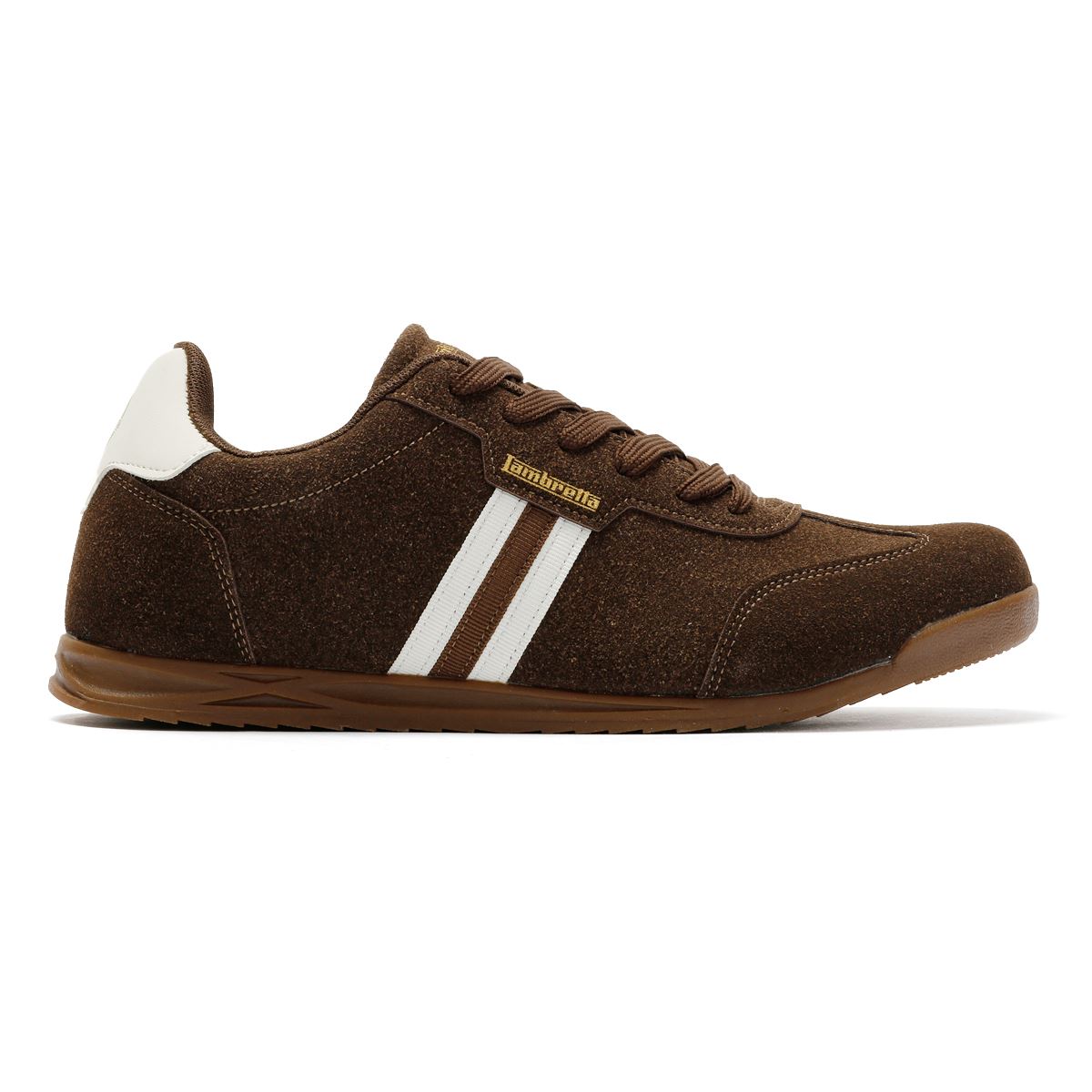 Lambretta Tackle Herren Braune Sneakers
