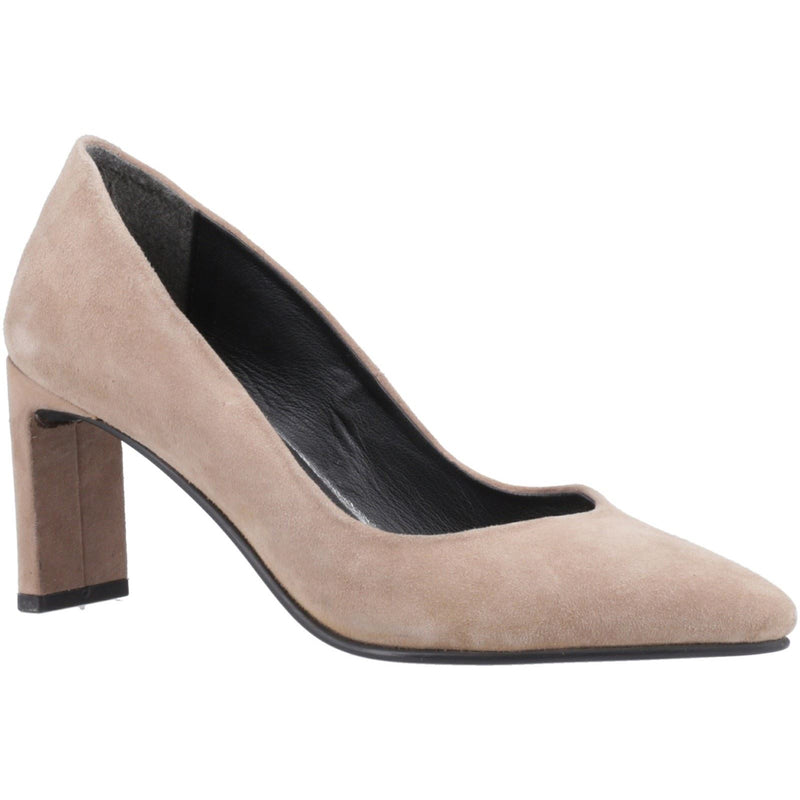 Hush Puppies Olivia Wildleder Damen Mokka Runde Pumps