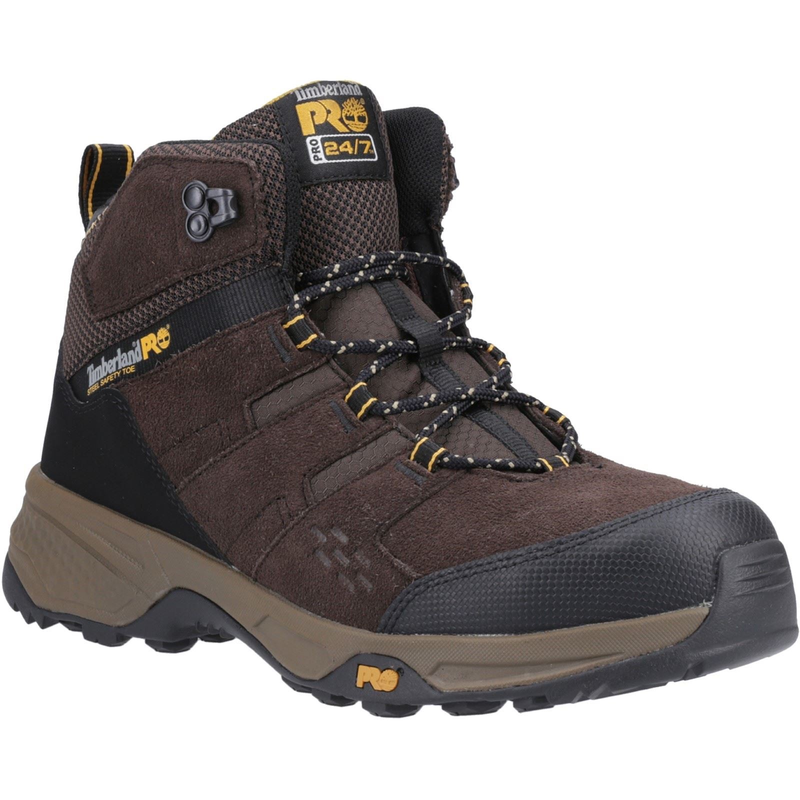 Timberland Pro Switchback Leder Dunkelbraune Sicherheitsstiefel