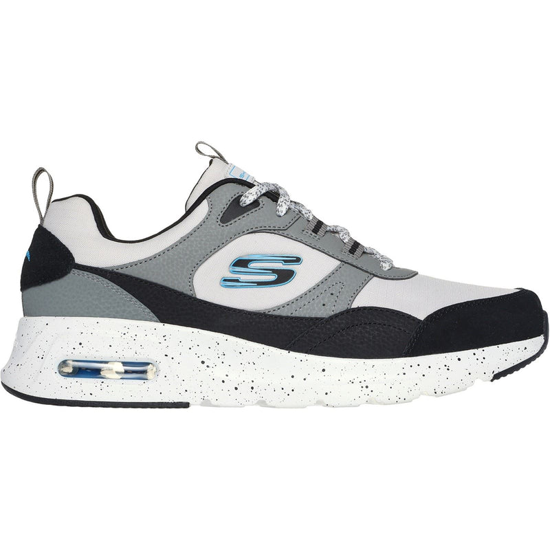 Skechers Skech-Air Court - Yatton Leder Herren Grau/Multi Sneakers