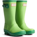 Hunter Junior Originals Gummi Unisex Kinder Meeres-Lattich/Verwirrte Grüne Gummistiefel