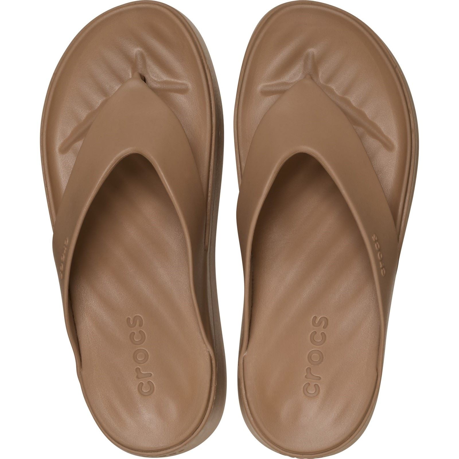 Crocs Getaway Platform Eva Frauen Sandalen Milchschokolade