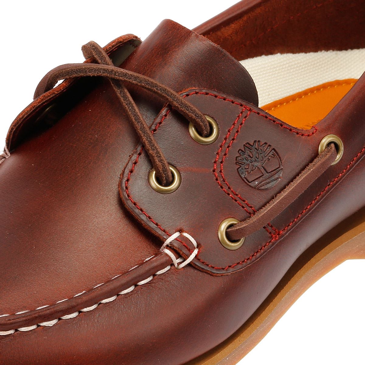 Timberland Classic 2 Eye Damen Lederschuhe In Rot