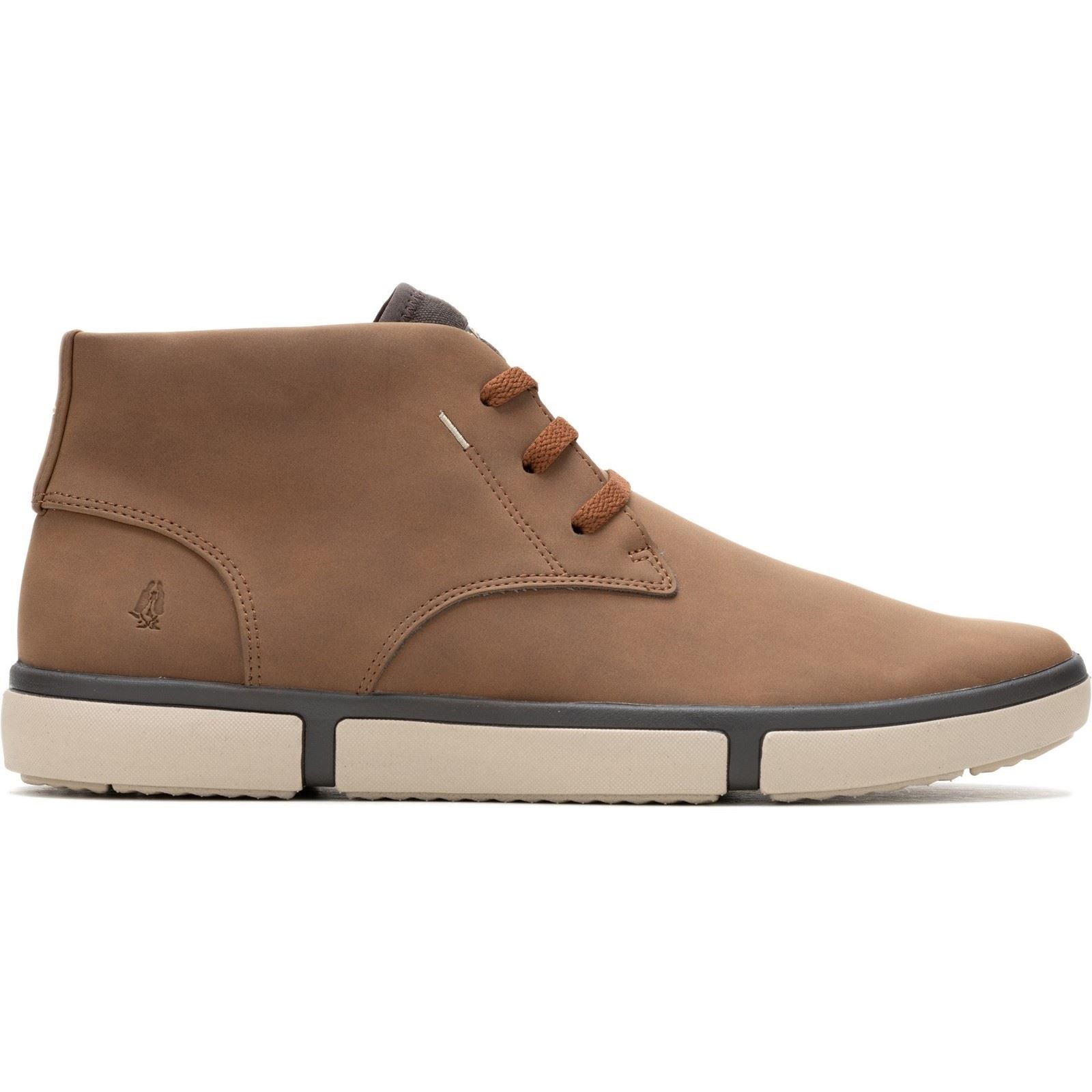 Hush Puppies Briggs Chukka Leder Herren Cognac Stiefel