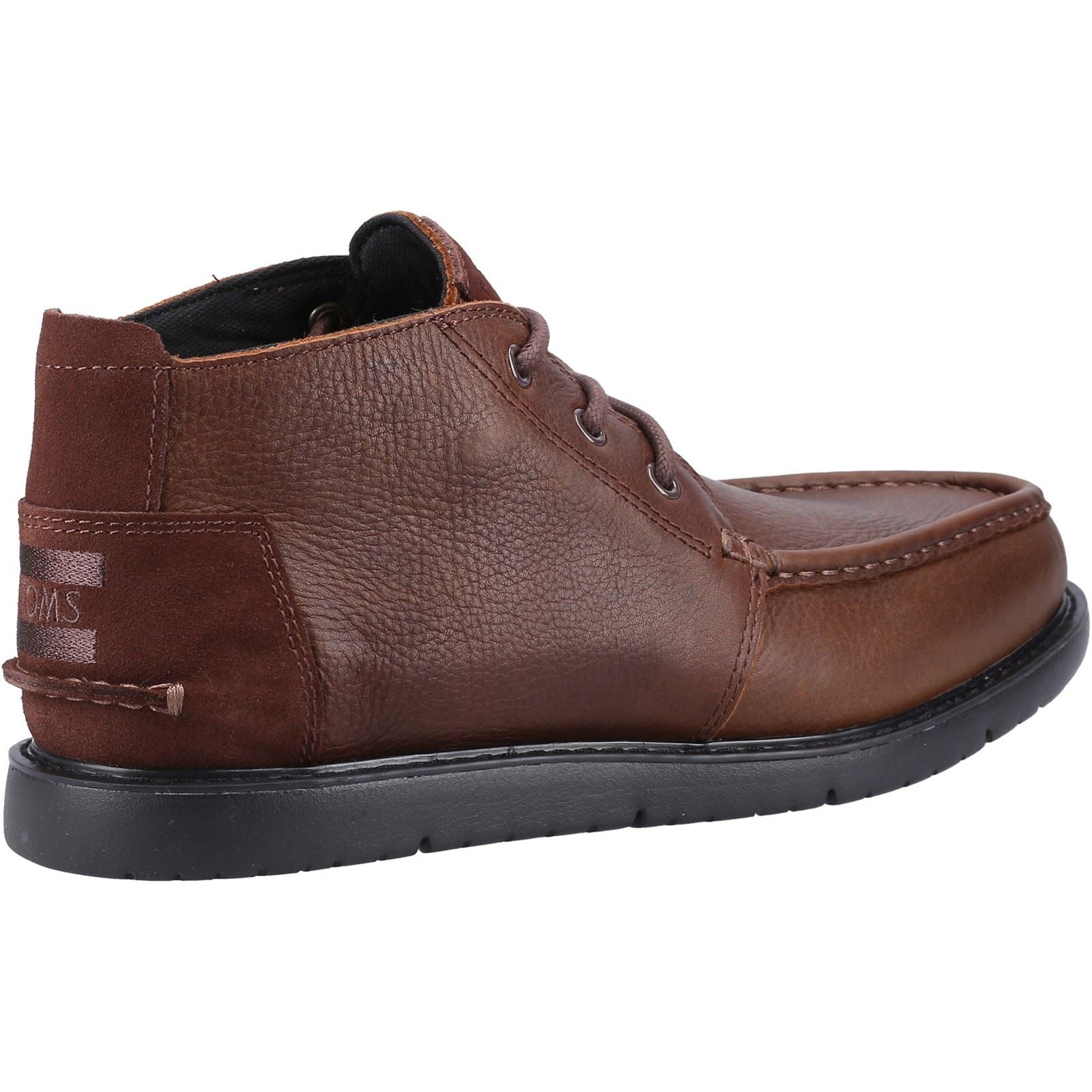 TOMS Navi Moc Chukka Leder Herren Braune Stiefeletten