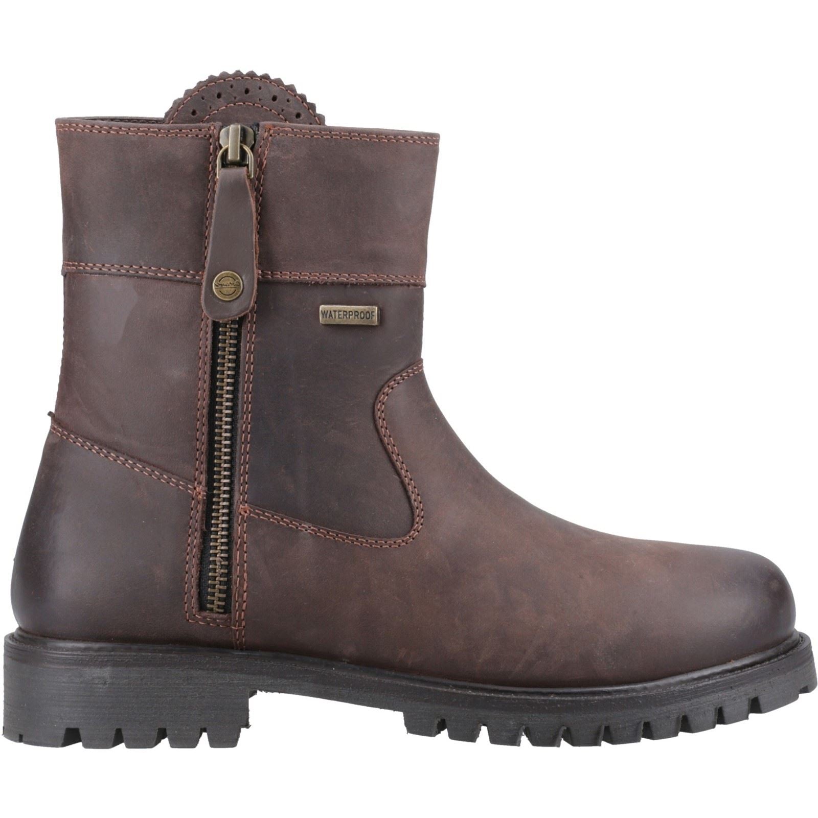 Cotswold Chedworth Damenstiefel aus braunem Leder