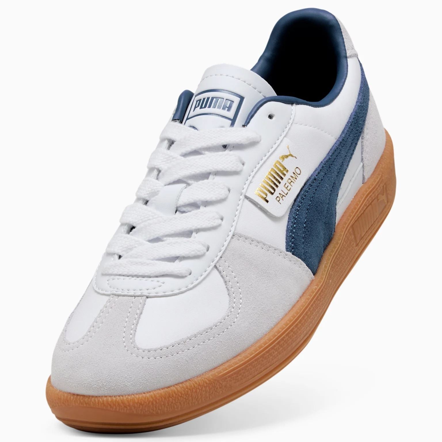 Puma Palermo Leder Herren Weiße Sneakers
