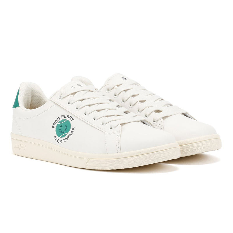 Fred Perry Tennis Cupsole Leder Herren Weiße Sneakers