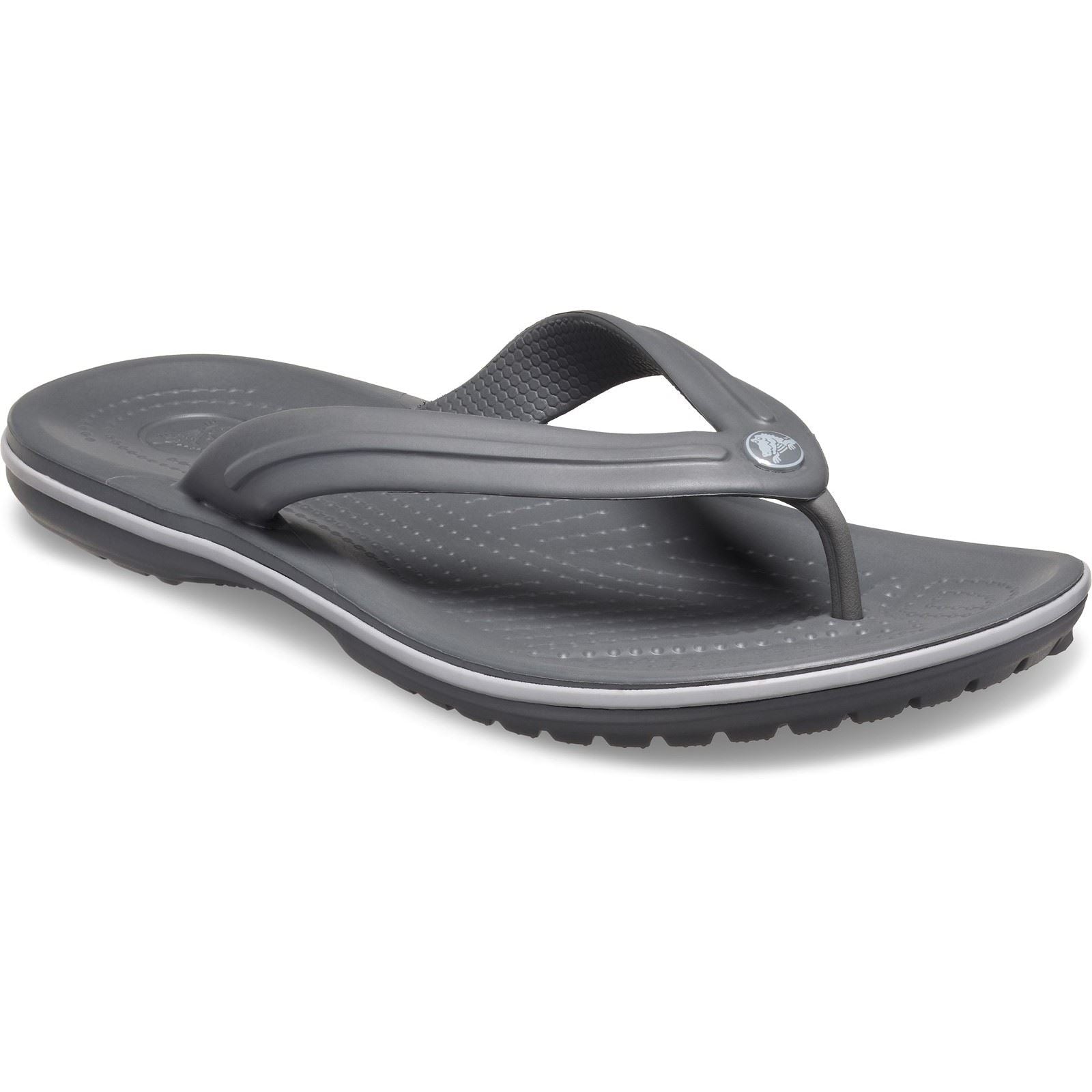Crocs Crocband Flip Thermoplastische Herren Flip-Flops In Schiefergrau/Rauch