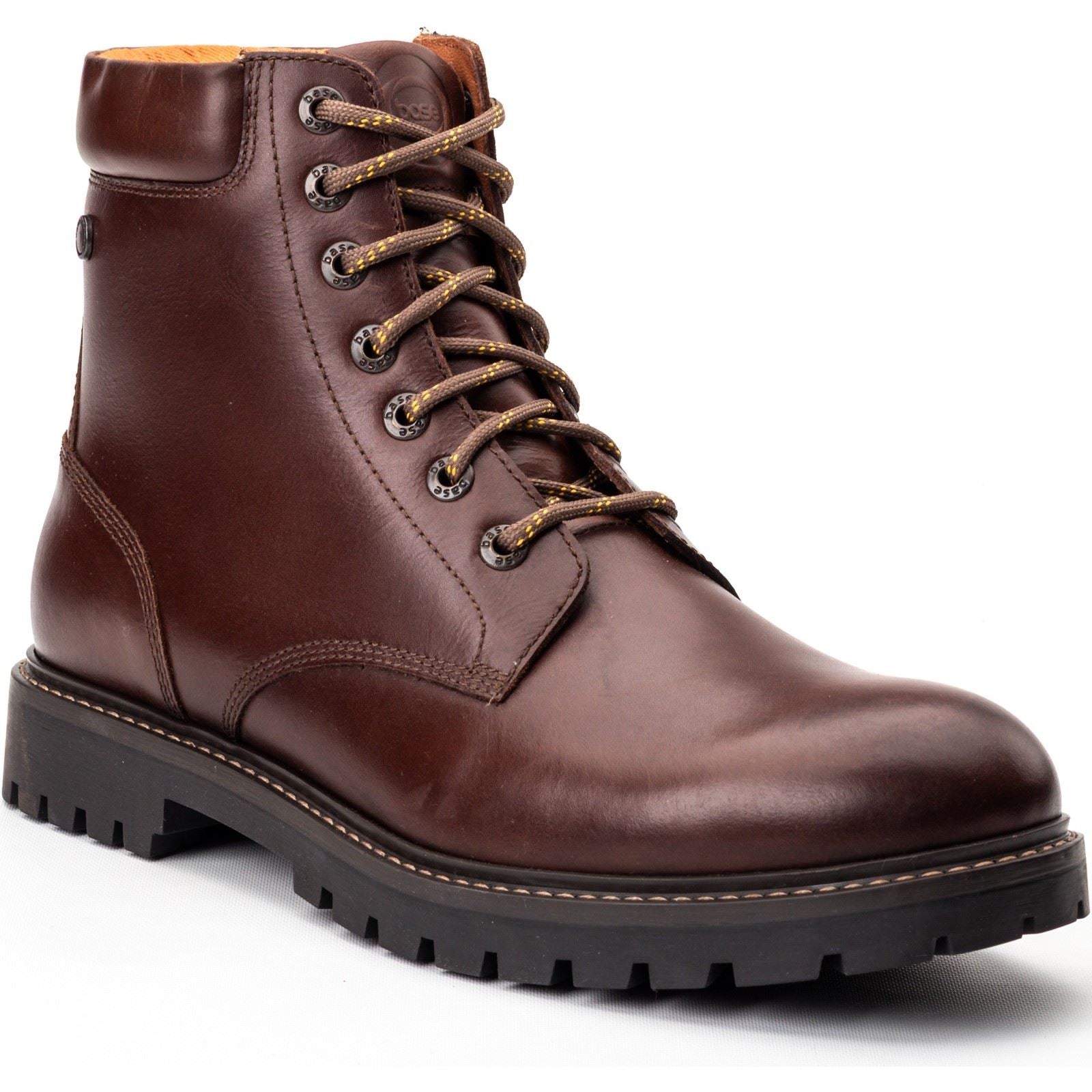 Base London Nickel Herren Leder Stiefeletten In Braun