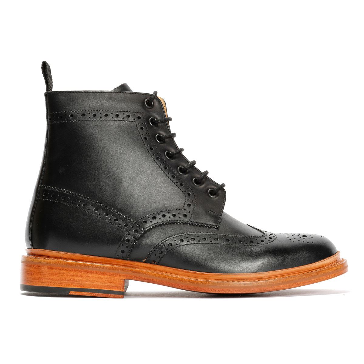 Chapman & Moore Walter Brogue Leder Herren Braune Stiefel