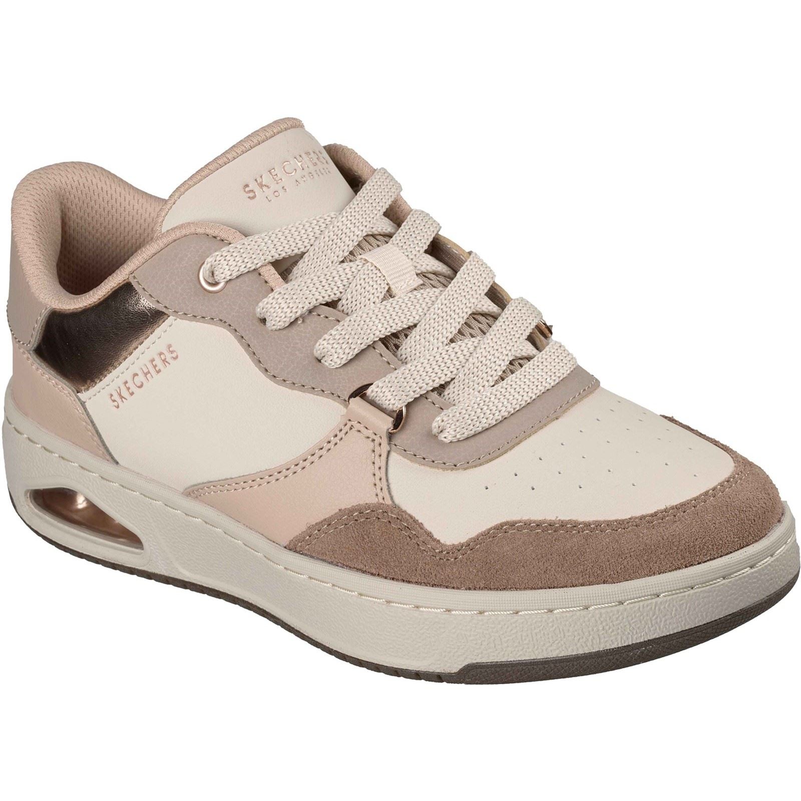 Skechers UNO CTL - Subtle Shimmer Polyurethan Damen Sneakers Taupe/Multi