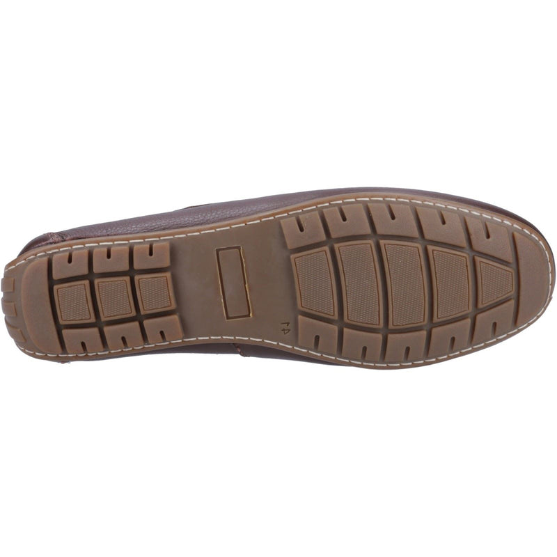 Hush Puppies Ralph Leder Herren Braune Bootsschuhe