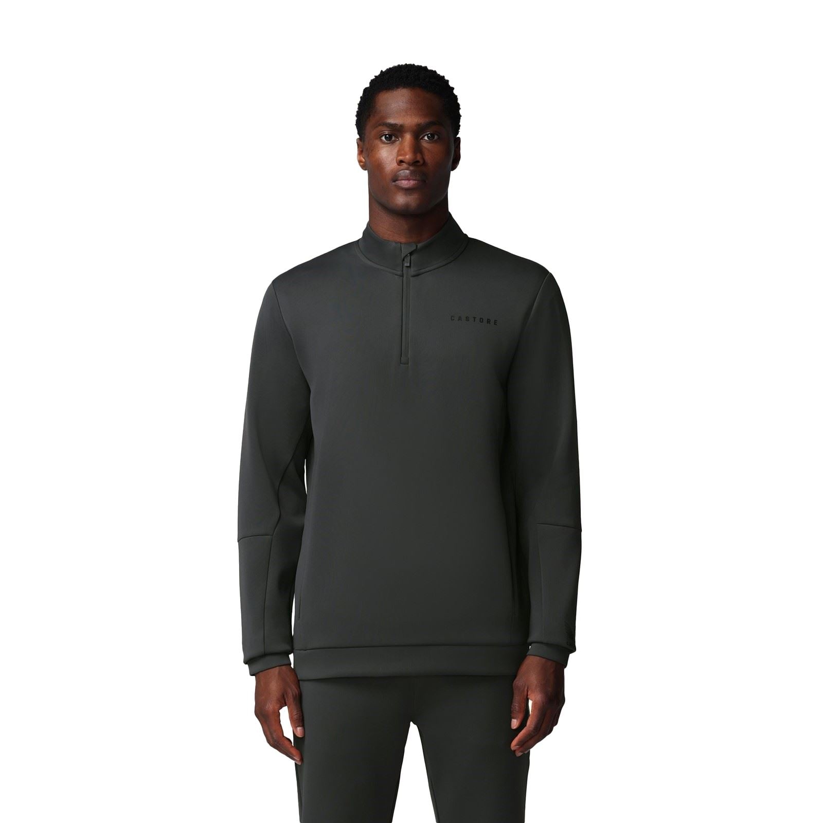 Castore Flex 1/4 Zip Herren Grauer Sweatshirt