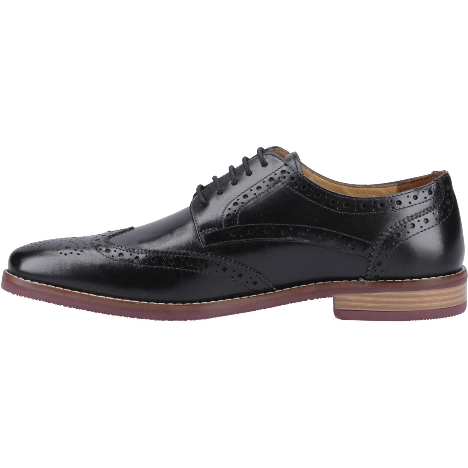 Hush Puppies Mack Herrenschuhe Aus Schwarzem Leder