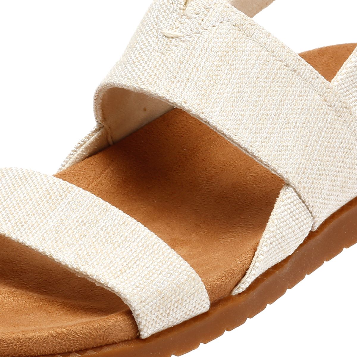 TOMS Marin Slingback Textile Damen Weiße Sandalen