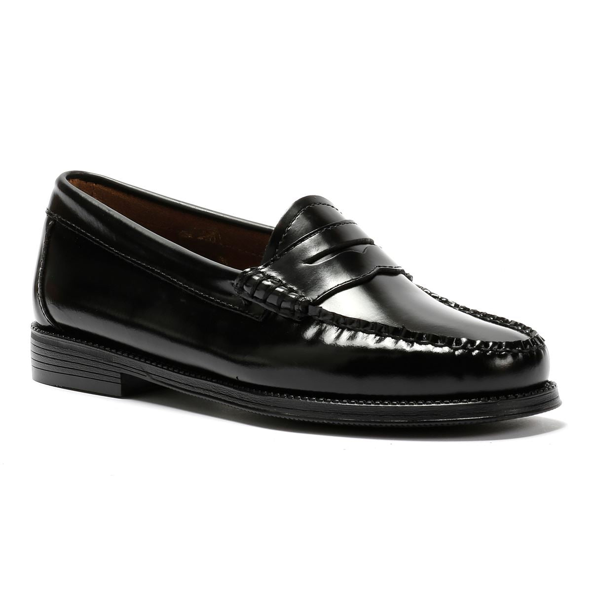 G. H. Bass Weejun II Leder Damen Schwarze Slipper