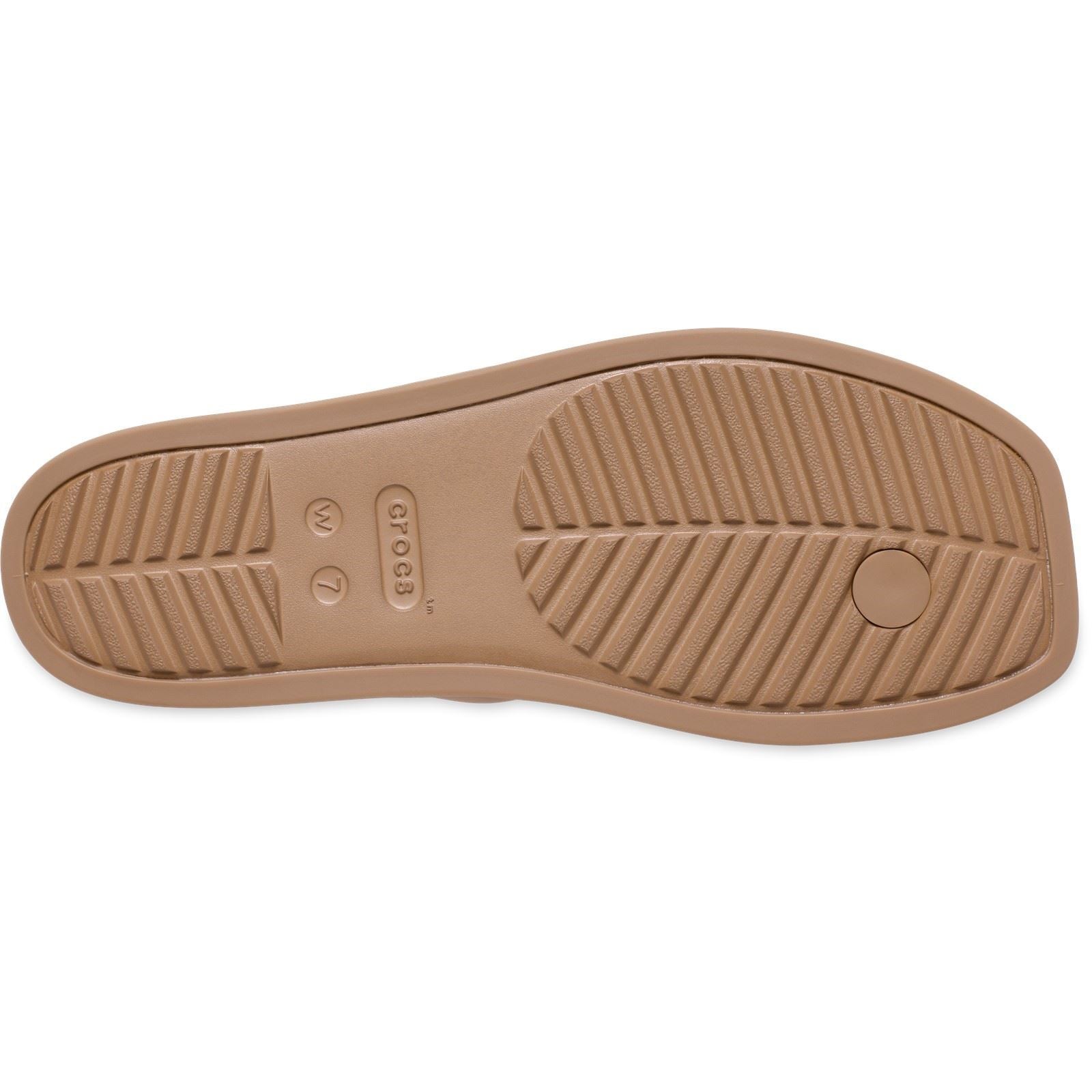 Crocs Miami Toe Loop Sandal Damen Milchschokolade Sandalen