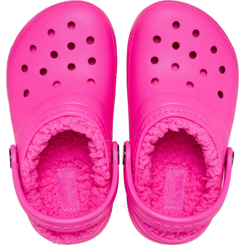 Crocs Classic Lined Thermoplastische Unisex Kinder Rosa Crush Clogs