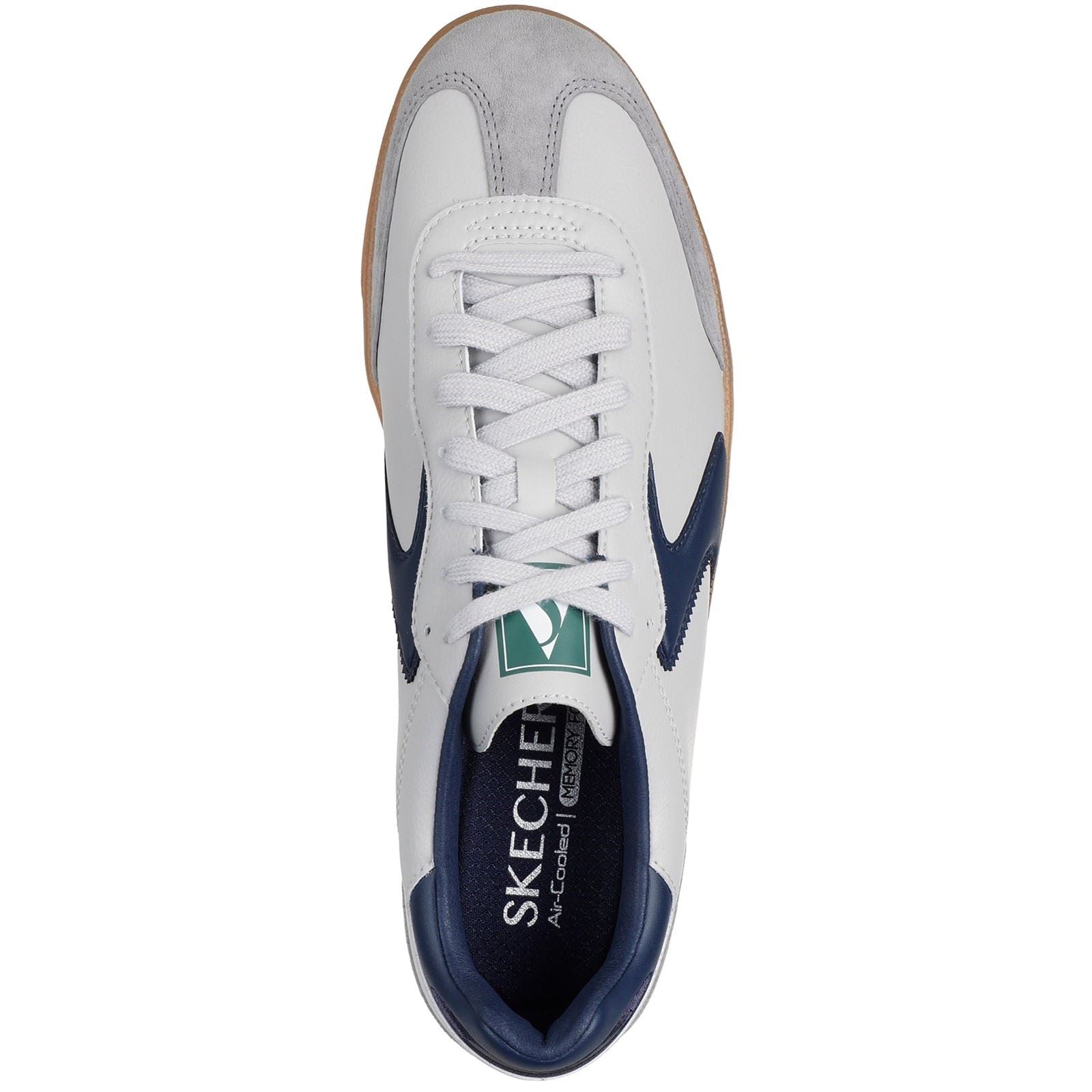 Skechers Hotshot Pyke Herren Sneaker Aus Synthetischem Material In Grau/Navy