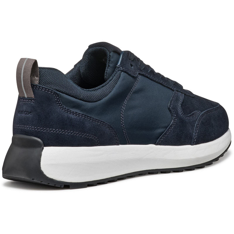 Geox U VOLPIANO Herren Sneaker Aus Leder In Marineblau