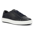 Ben Sherman Ace Cupsole Herrenblaue Ledersneakers